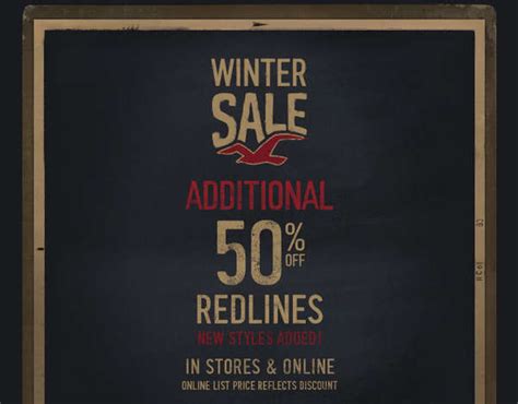 We did not find results for: Hollister Winter Sale - Additional 50% off Redlines