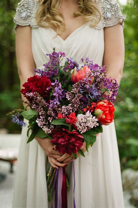 Check spelling or type a new query. Jewel Toned Wedding Bouquets for Glamorous Brides | Red ...