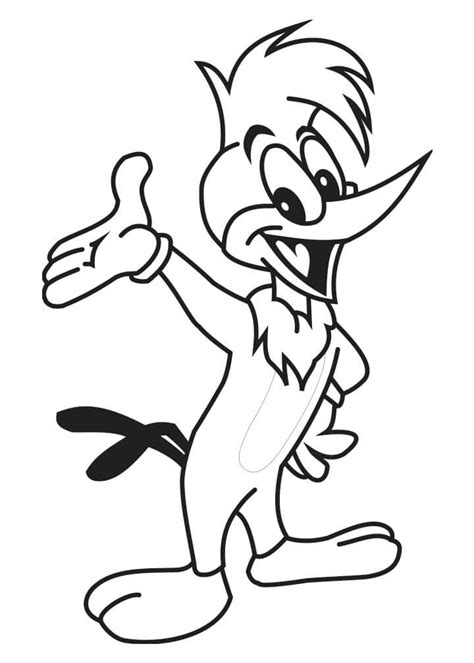 Woody Woodpecker Livro De Colorir Personagens De Desenho Animado Para Imprimir E Online