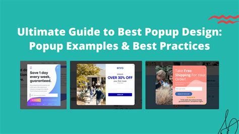 Ultimate Guide To Best Popup Design Popup Examples And Best Practices