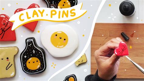 How I Make Clay Pins Littlecece Youtube