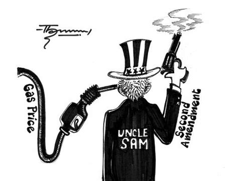 Free cartoon gun, download free clip art, free clip art on. Second Amendment By Thommy | Politics Cartoon | TOONPOOL