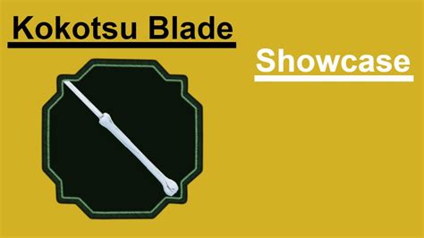 Shindo Life "Kokotsu Blade Location+Showcase" - YouTube
