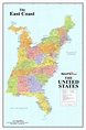 East Coast Usa Maps With States And Cities - Palm Beach Map