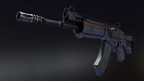 3d Model Galil Ace 31 Vr Ar Low Poly Cgtrader