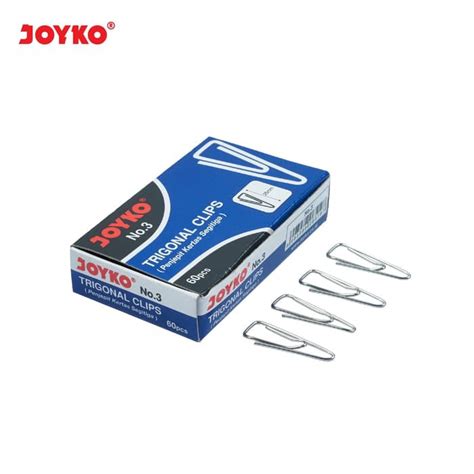 Joyko Trigonal Clip No Paper Clips Triangle Wire Clips Paper Clips Shopee Singapore