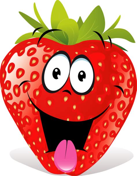 Cartoon Strawberry Clipart Clip Art Library