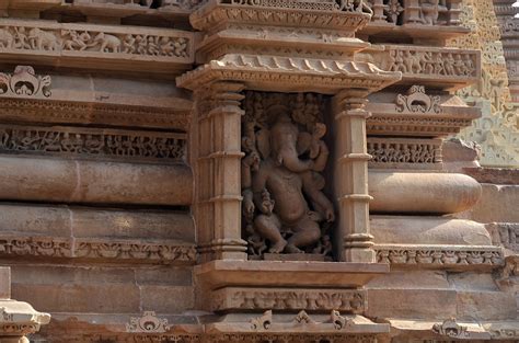 Khajuraho Ganesh Carving Lakshmana Temple Western Group Flickr