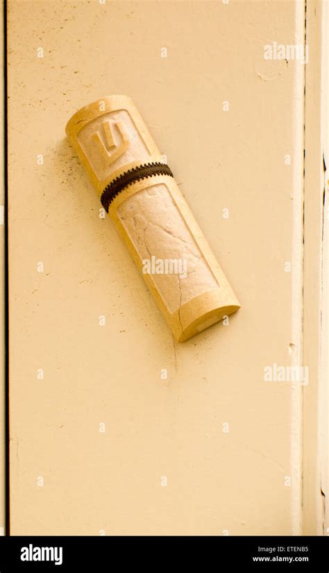 A Mezuzah Doorpost Is A Piece Of Parchment Often Contained In A