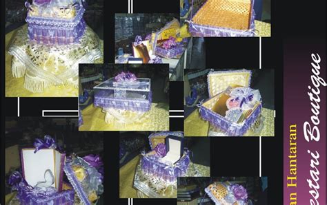 Dlestari Boutique Hantaran Purple Kotak Mengkuang