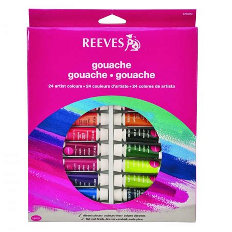 Fine Gouache Colours 18 X 12ml Tubes Art Supplies From Crafty Arts Uk