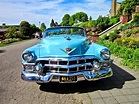 1953, Cadillac, Eldorado, Convertible, Blue, Classic, Old, Vintage ...