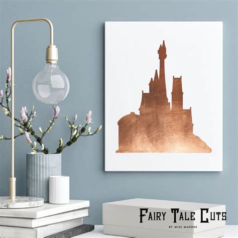 Beasts's Castle Silhouette Beauty and the Beast Castle | Etsy