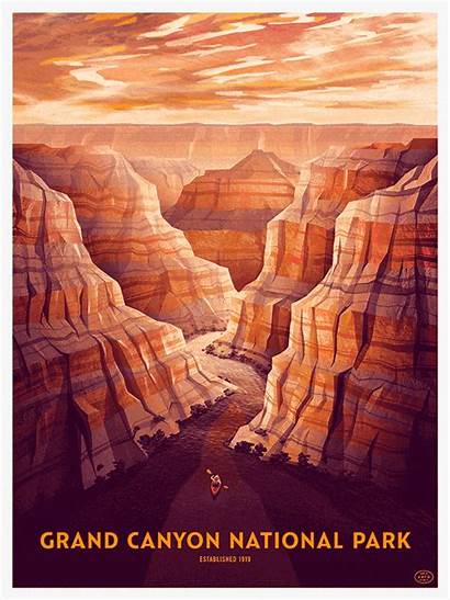 Canyon Grand National Park Poster Dkng Parks