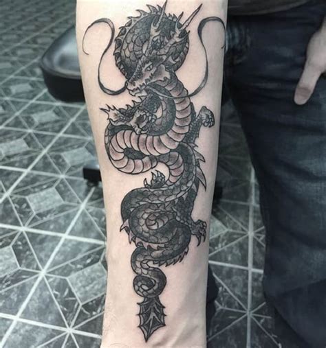 Small Chinese Dragon Tattoo Forearm Best Tattoo Design
