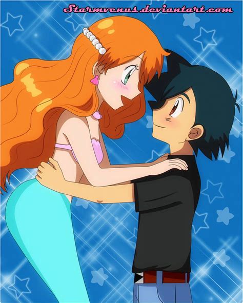 Pokemon Ash And Misty Kiss In The Beach By Sunney90 On Deviantart Ash And Misty Pokemon