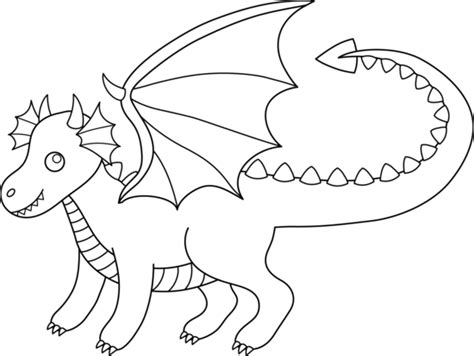 Dragon Outlines For Drawing At Getdrawings Free Download