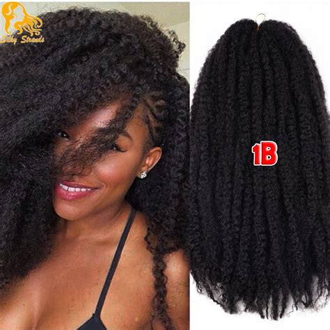 Brush straight hair in a downward motion starting with the ends. Aliexpress.com : Buy Afro Kinky Twist Hair Crochet Braids ...
