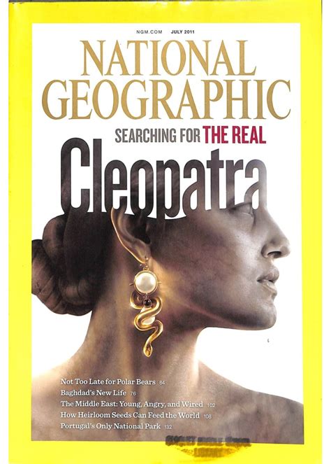 Cover Print Of National Geographic Magazine July 2011