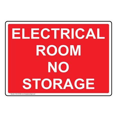 No Electricity Sign