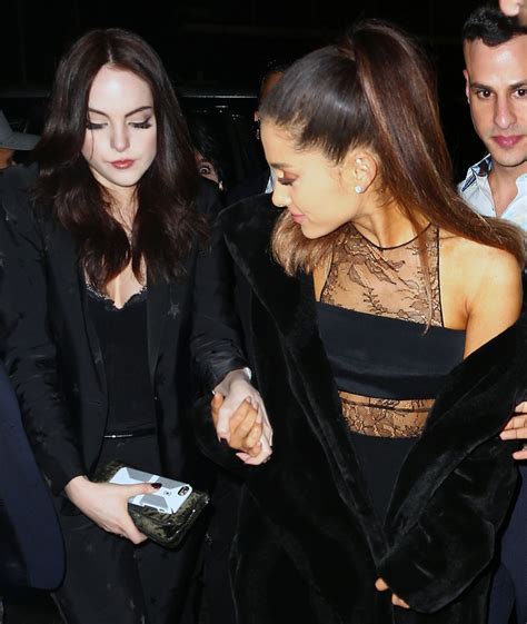 Ariana Grande And Elizabeth Gillies Snl Afterparty In New York City Ny