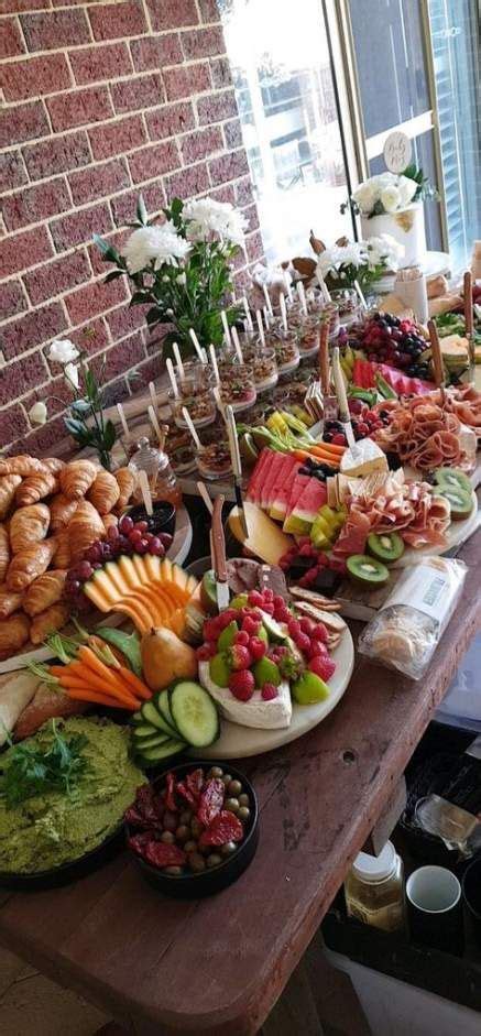 67 Trendy Ideas Brunch Party Ideas Buffet Tables Appetizers Wedding