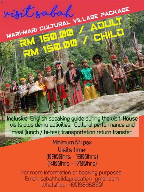 Sabah Mari Mari Cultural Village Tickets And Vouchers Local Attractions