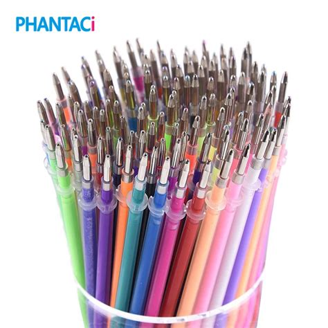 100 Piecesset 100 Colors Ballpoint Pen Refill Set Multi Colored