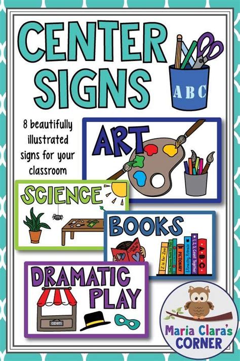 Enjoy This Set Of 8 Beautifully Illustrated Signs For Your Classroom