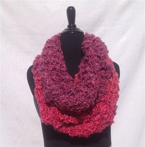 Super Soft Infinity Scarf In Shades Of Pink