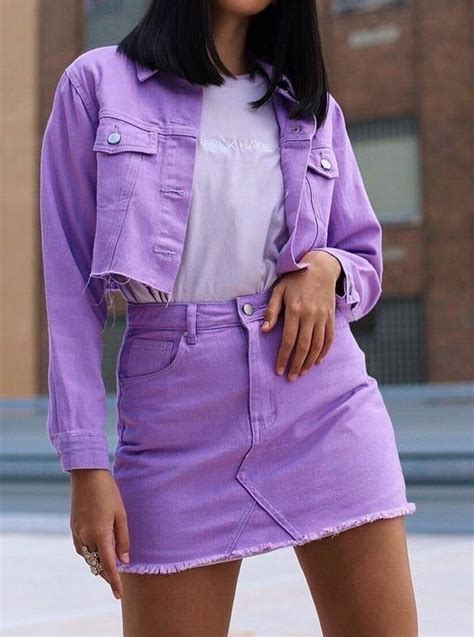 Pin By Esa 🦋 On Ryucool Purple Outfits Fashion Purple Fashion