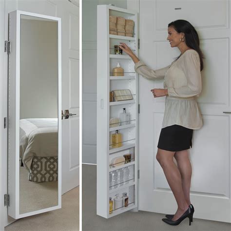 Shop for behind door storage at bed bath & beyond. This Double-Duty Mirror - HouseBeautiful.com | Behind door ...