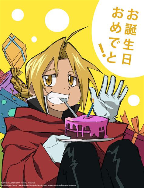 Happy Birthday Edward Elric Anime Plus Tv Anime Netflix Hiromu