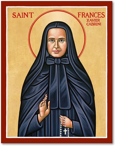 Women Saints St Frances Cabrini Icon Monastery Icons