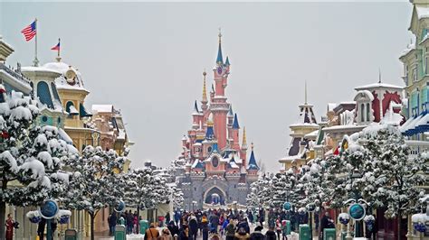 Snow At Disneyland Paris Complete Walkthrough 4k Youtube