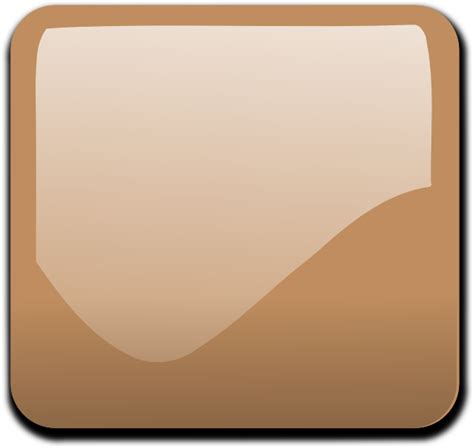 Dark Orange Pastel Glossy Button Blank Png Svg Clip Art For Web