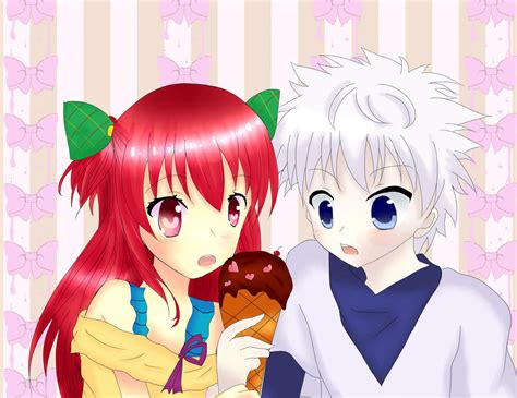 Valentine Ice~ Killua X Oc By Hinakonyan16 On Deviantart