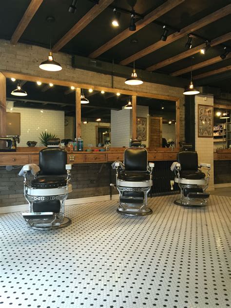 Barber Shop With Antique Chairs Barber Shop Decor Modern Barber Shop