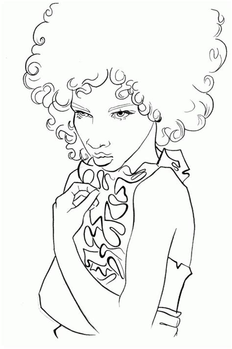 Https://favs.pics/coloring Page/adult Black Girl Coloring Pages