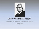 PPT - John Vincent Atanasoff PowerPoint Presentation, free download ...