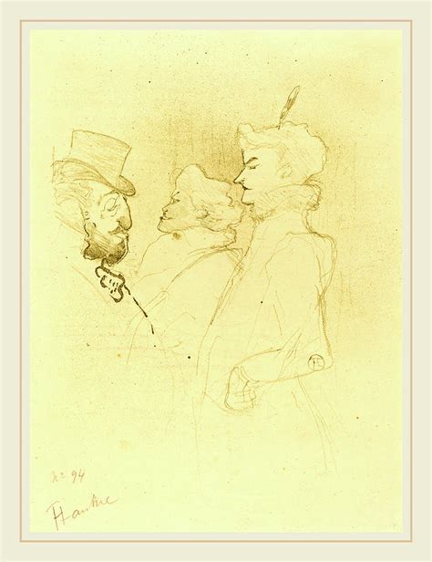 Henri De Toulouse Lautrec French 1864 1901 14 Drawing By Litz