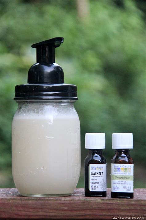 Add 10 drops of essential oil of your choice. DIY Foaming Hand Soap ⋆ Made With Lev