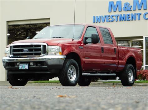 2002 Ford F 250 Super Duty Lariat Crew Cab 4x4 73l Diesel 1 Owner