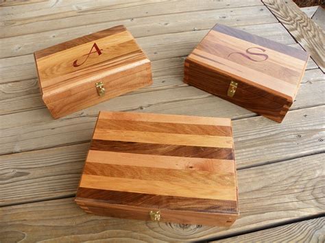 Gift ideas for beginning woodworkers. Custom Made Dovetailed Box Using Four Wood Types by ...