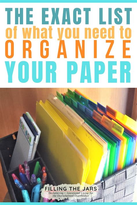 Create An Easy System For Organizing Household Papers With These Simple