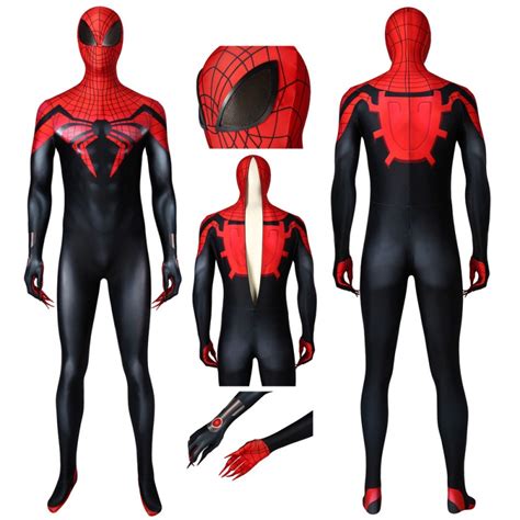 Superior Spider Man Jumpsuit Superior Spider Man Cosplay Suit Cossuits