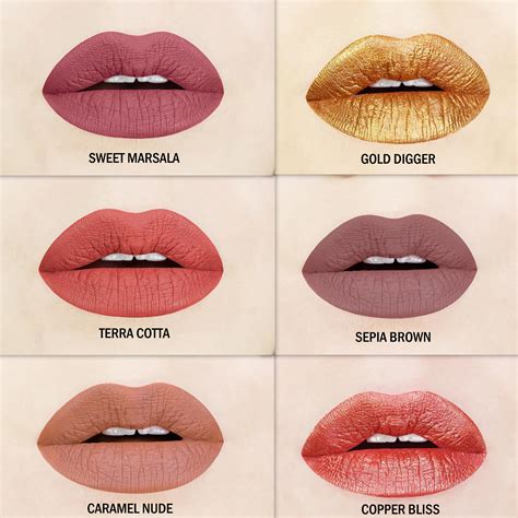 Aromi Fall Liquid Lipstick Shades Here Are Our Favorite Fall Lipstick