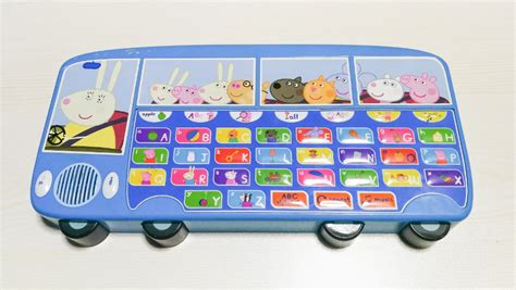 Peppa Pig Phonics Alphabet Bus Educational Toy With Music Hobbies