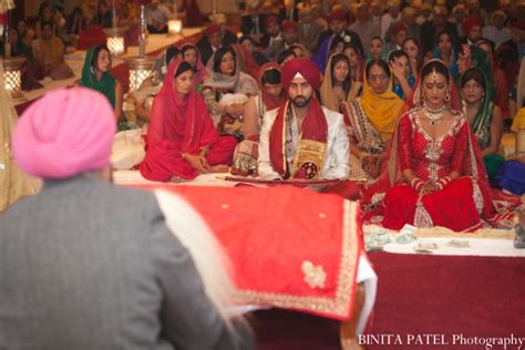 Sikh Wedding Rituals In Woburn Ma Indian Fusion Wedding By Binita