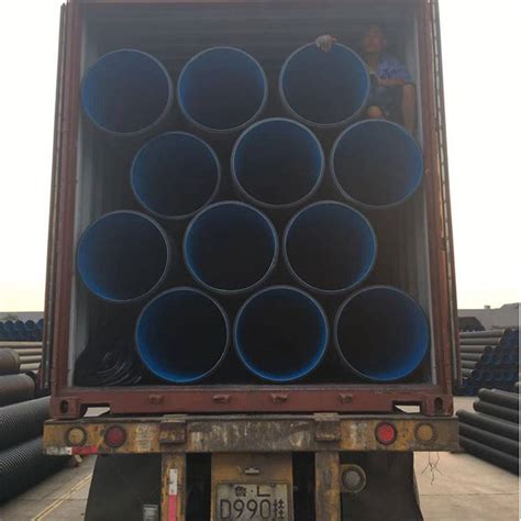 18inch 400mm Sn8 Hdpe Double Wall Corrugated Pe Drainage Pipe Dwc Hdpe